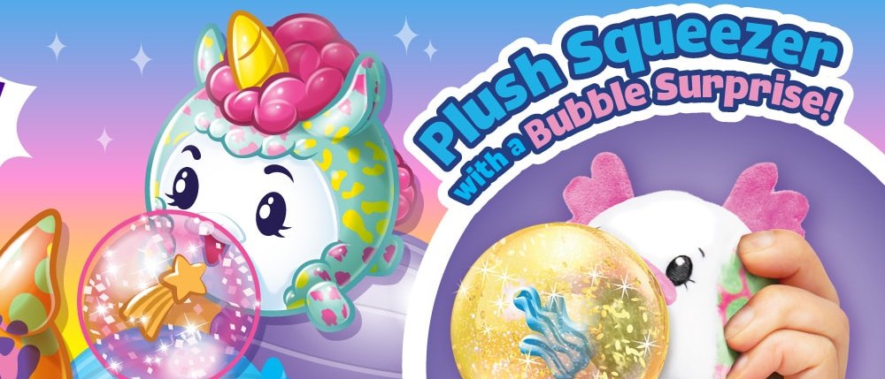 Pikmi Pops Bubble Drops plush squeezer artwork