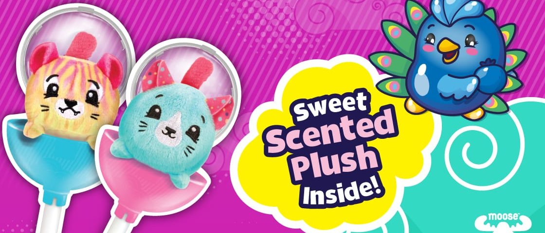 Pikmi Pops lollipop surprise packs with scented mini plush inside